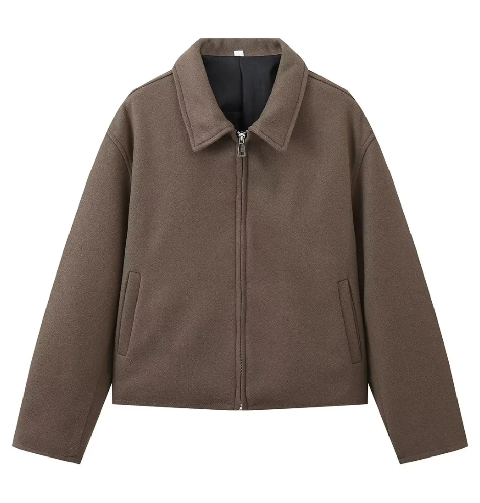 Ashen Minimalist Zip Jacket