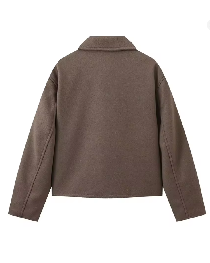Ashen Minimalist Zip Jacket